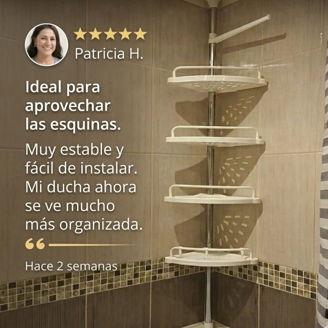 Esquinero Organizador De Ducha Ajustable