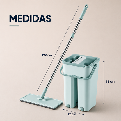 mopa trapeador plano premium 360°