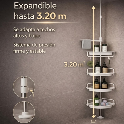 Esquinero Organizador De Ducha Ajustable