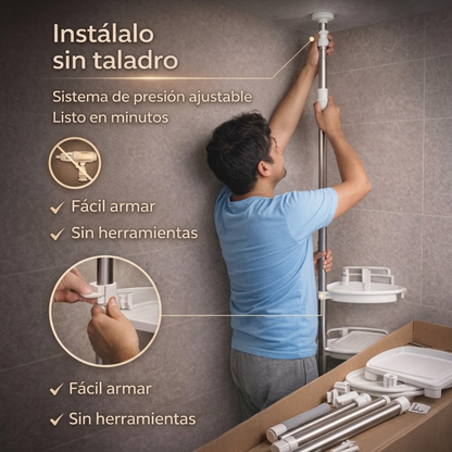Esquinero Organizador De Ducha Ajustable