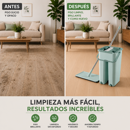 mopa trapeador plano premium 360°