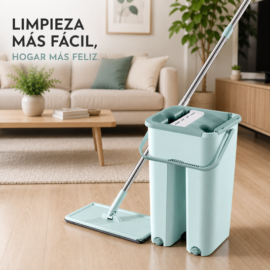 mopa trapeador plano premium 360°